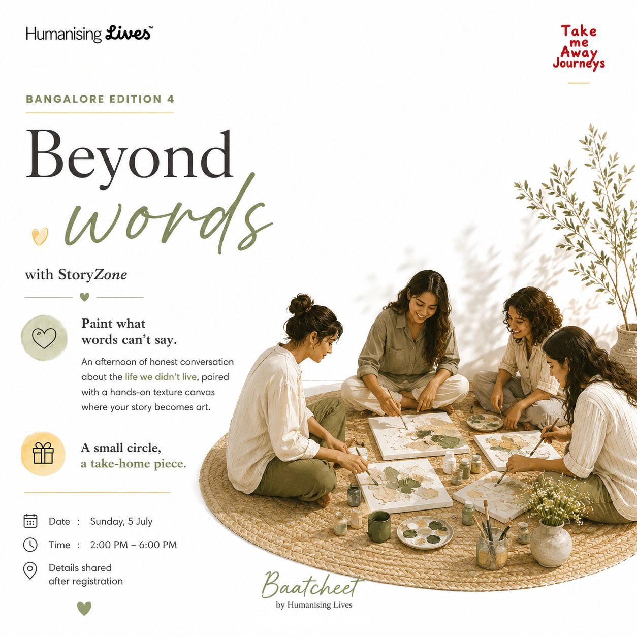 Beyond Words — Baatcheet Bangalore Edition 4 flyer