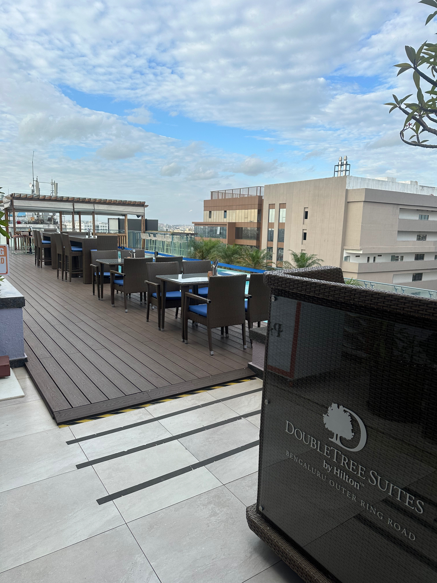 Rooftop deck