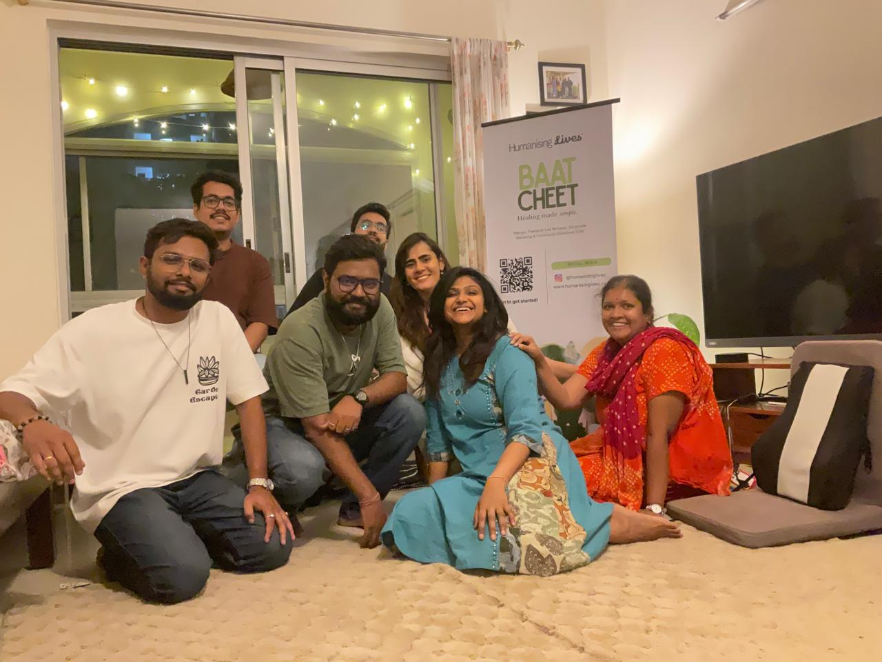 A Baatcheet circle sharing conversations