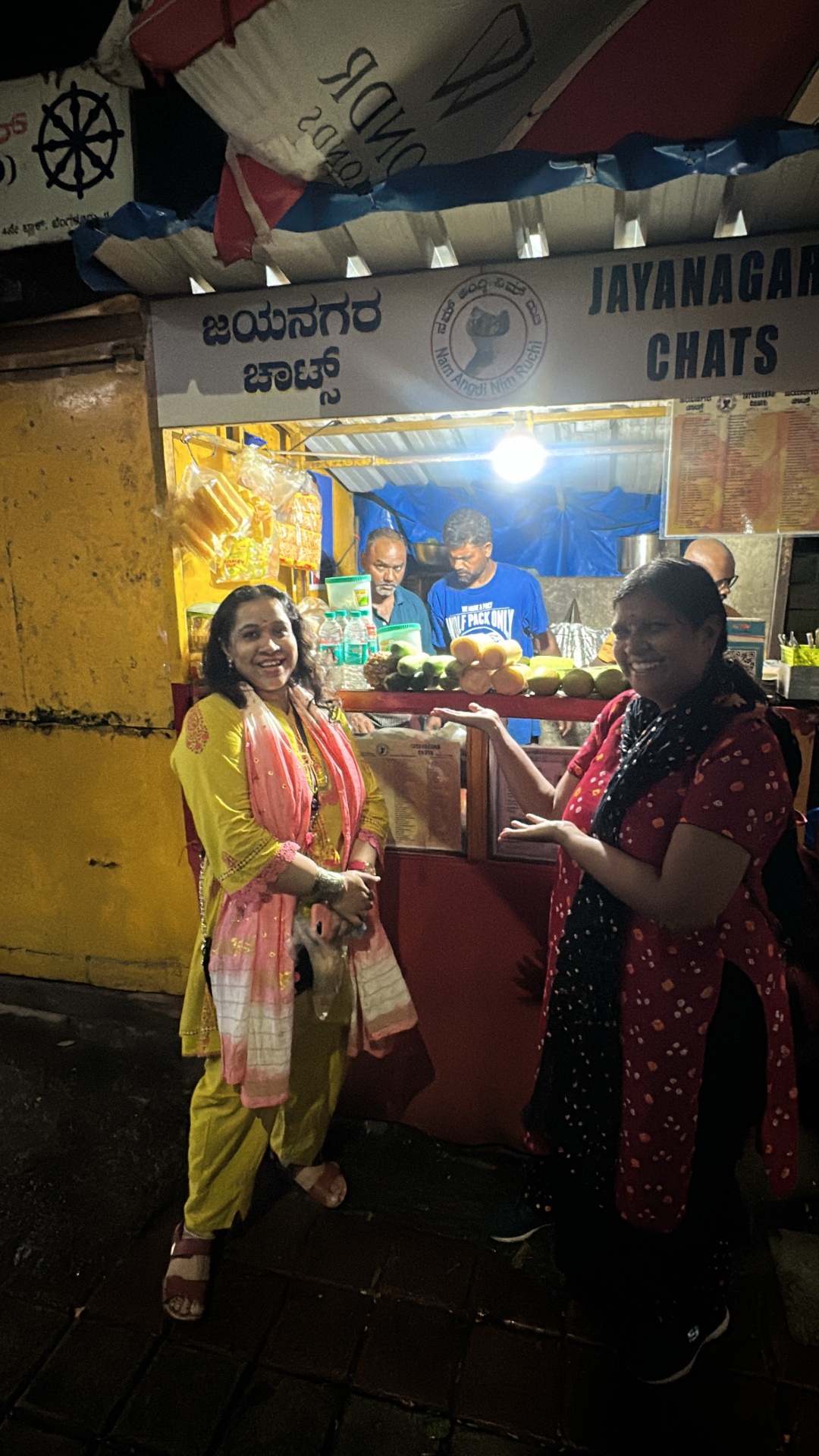 Laughter and chaat at Jayanagar Chats